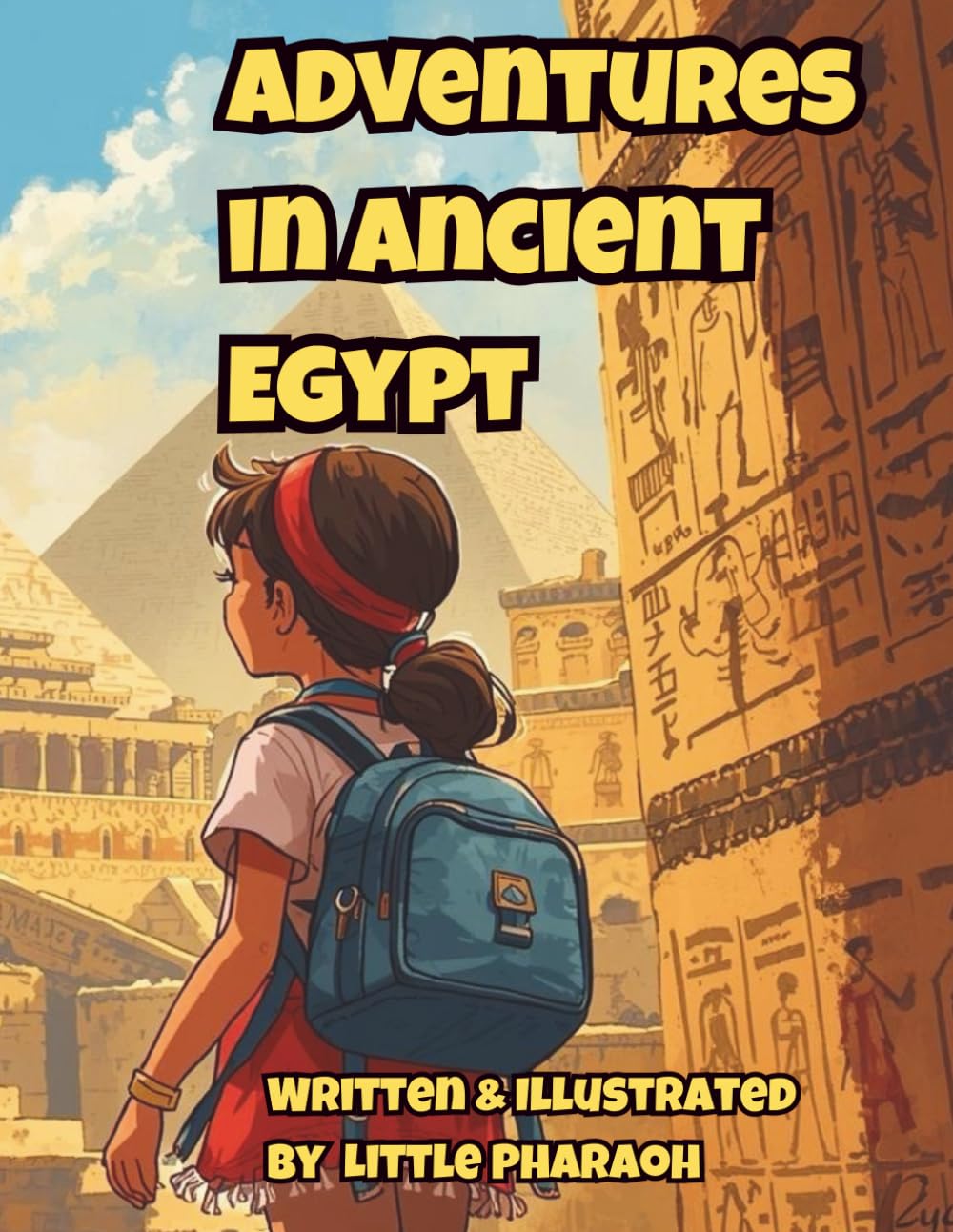Adventurers in ancient Egypt: Coloring book and interesting facts