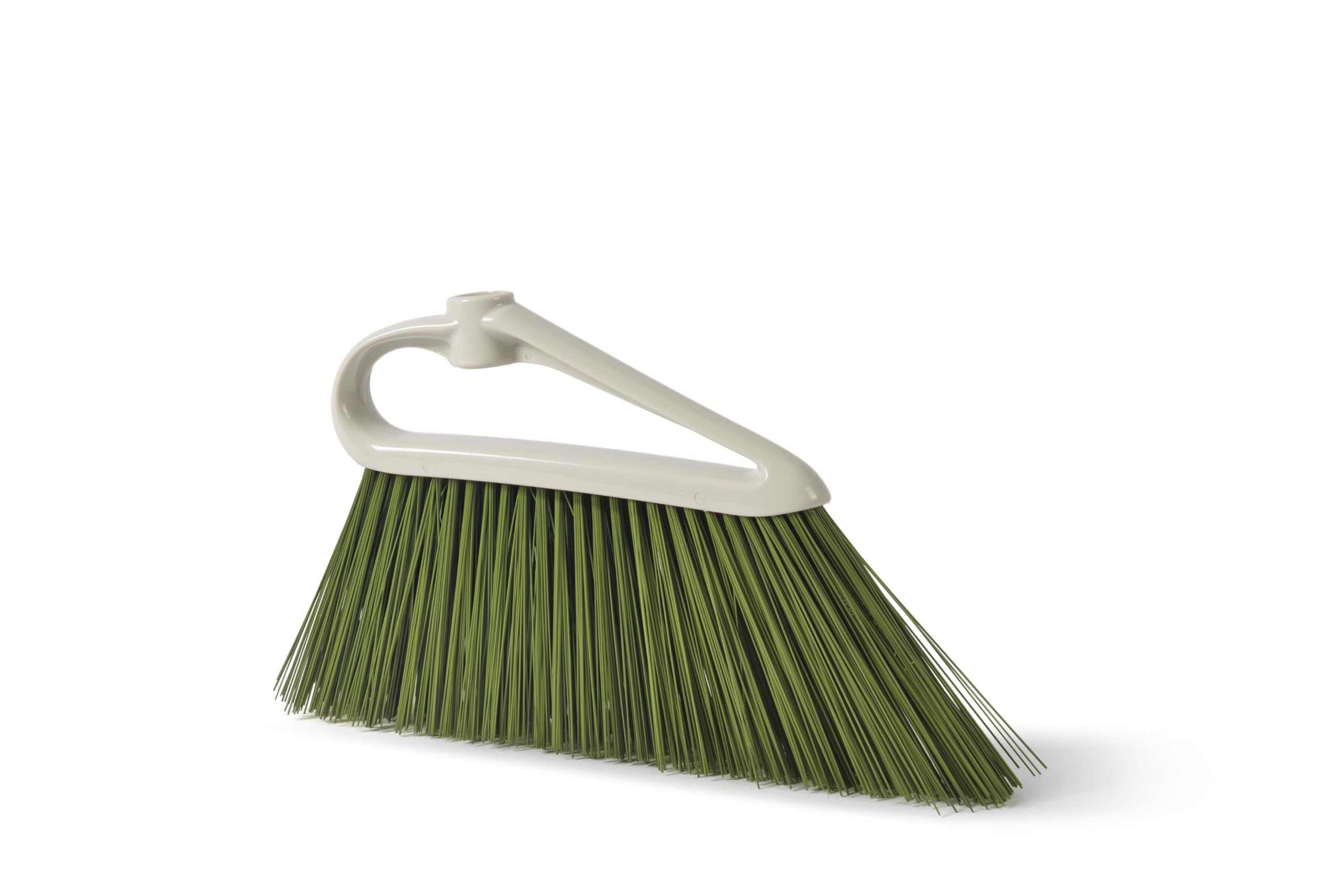Perfetto Casa Garden Scopa per Esterni, Plastica, Coccia Ghiaccio/Setola Muschio, 34x5x20.0 cm