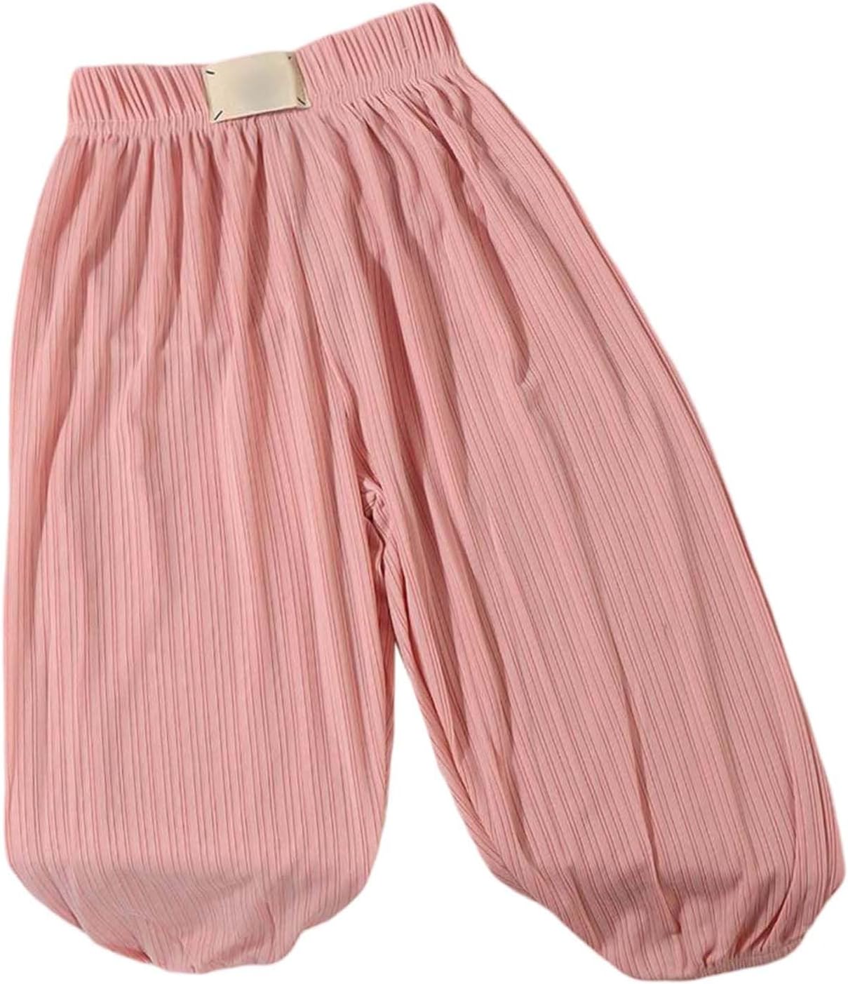 Girls Casual Harem Pants Comfortable Stretch Joggers for Ages 1-8 Versatile and Stylish Everyday Wear Lightweight