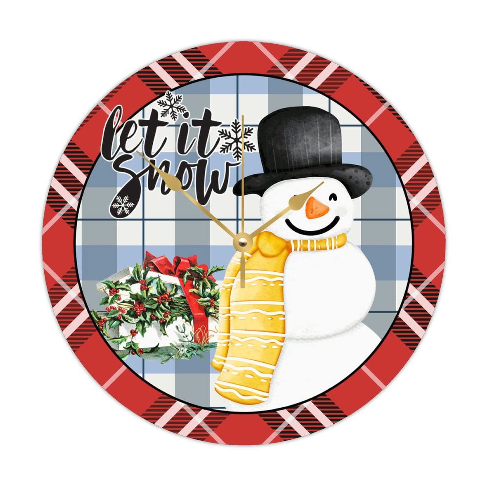 Horloge de Noël sans tic-tac pour retrouver le calme dans votre salon