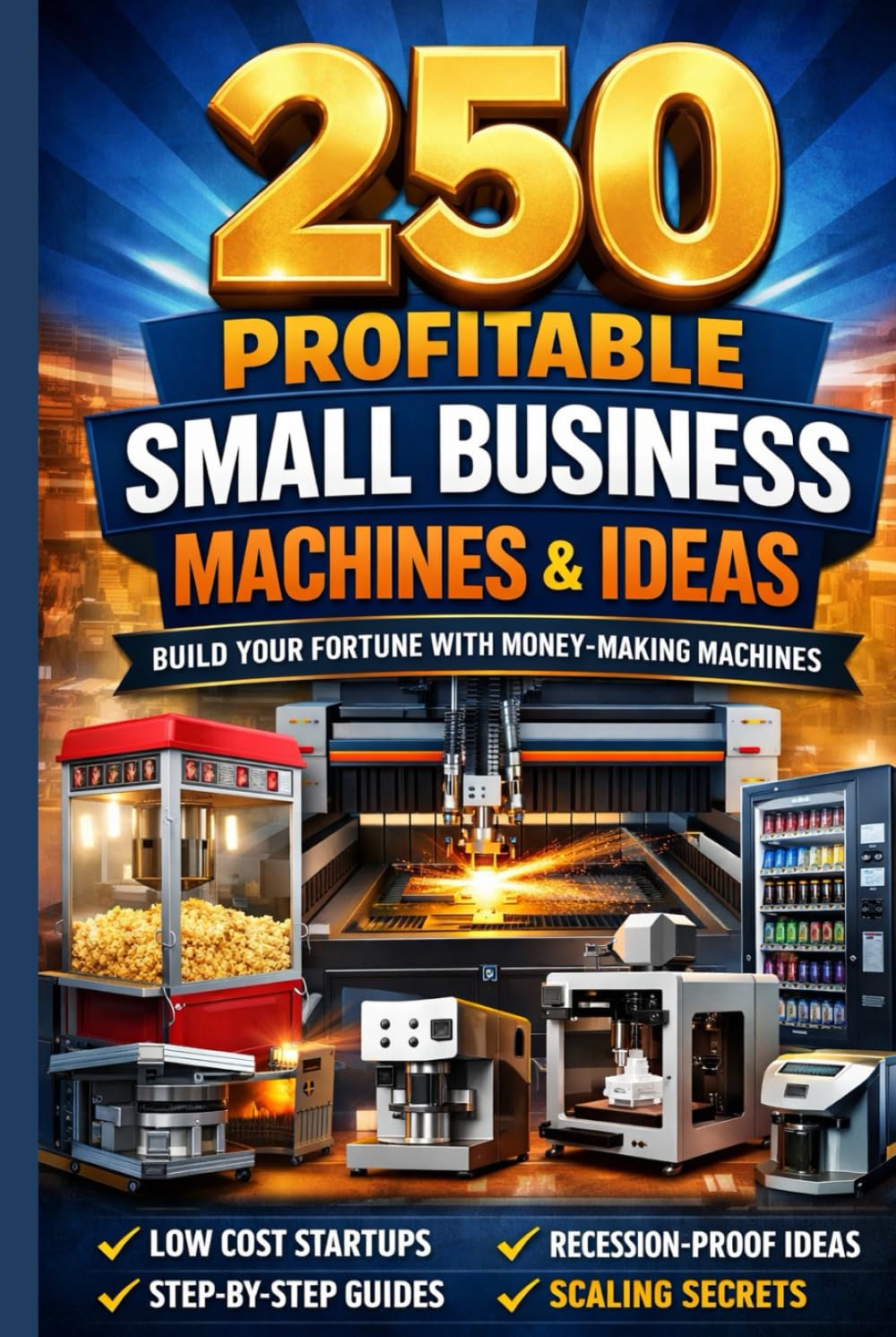 250 PROFITABLE SMALL BUSINESS MACHINES & IDEAS: A Practical Blueprint for Building Scalable, Machine-Driven Income Systems