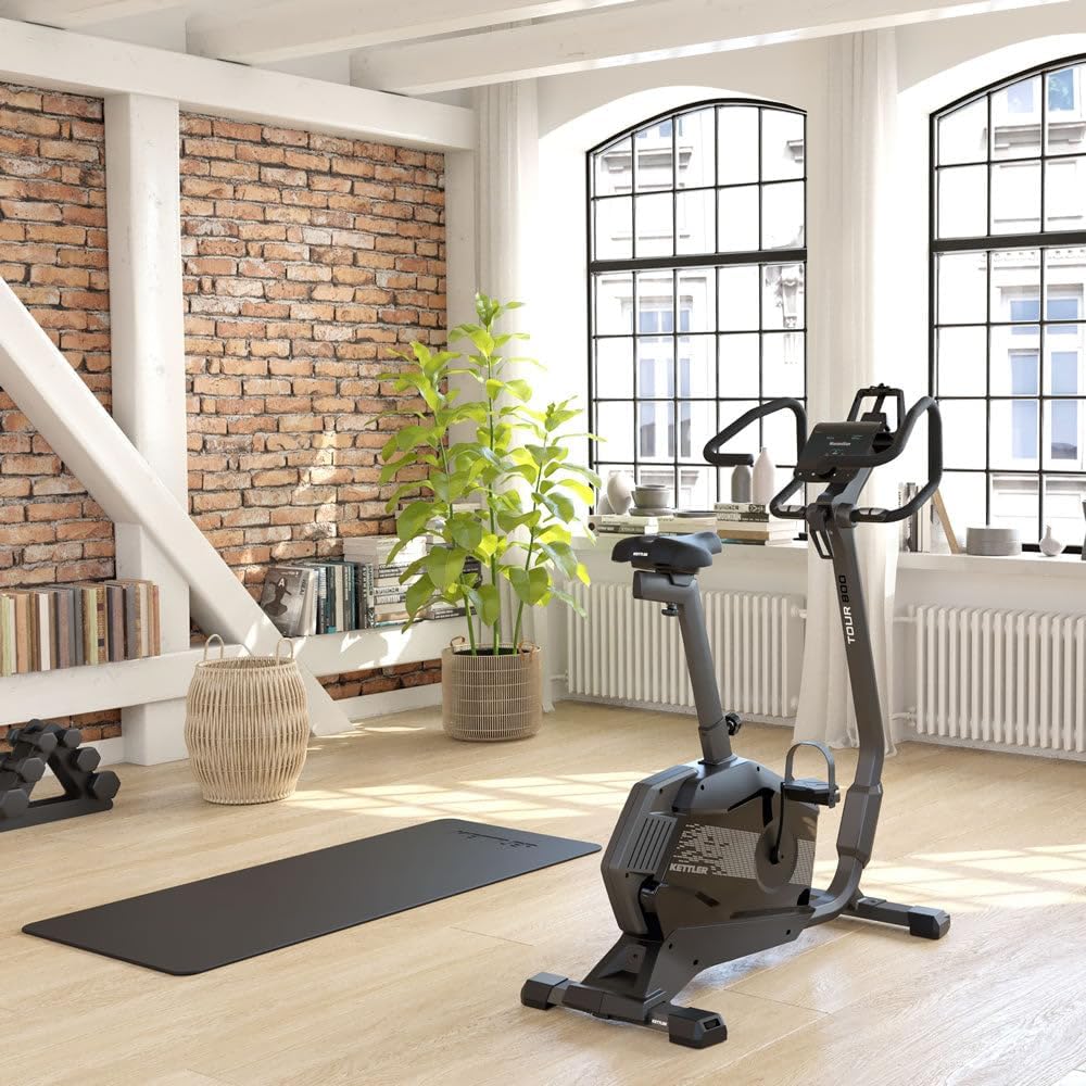 Kettler Tour 800 Ergometer Exercise Bike in a home gym setting