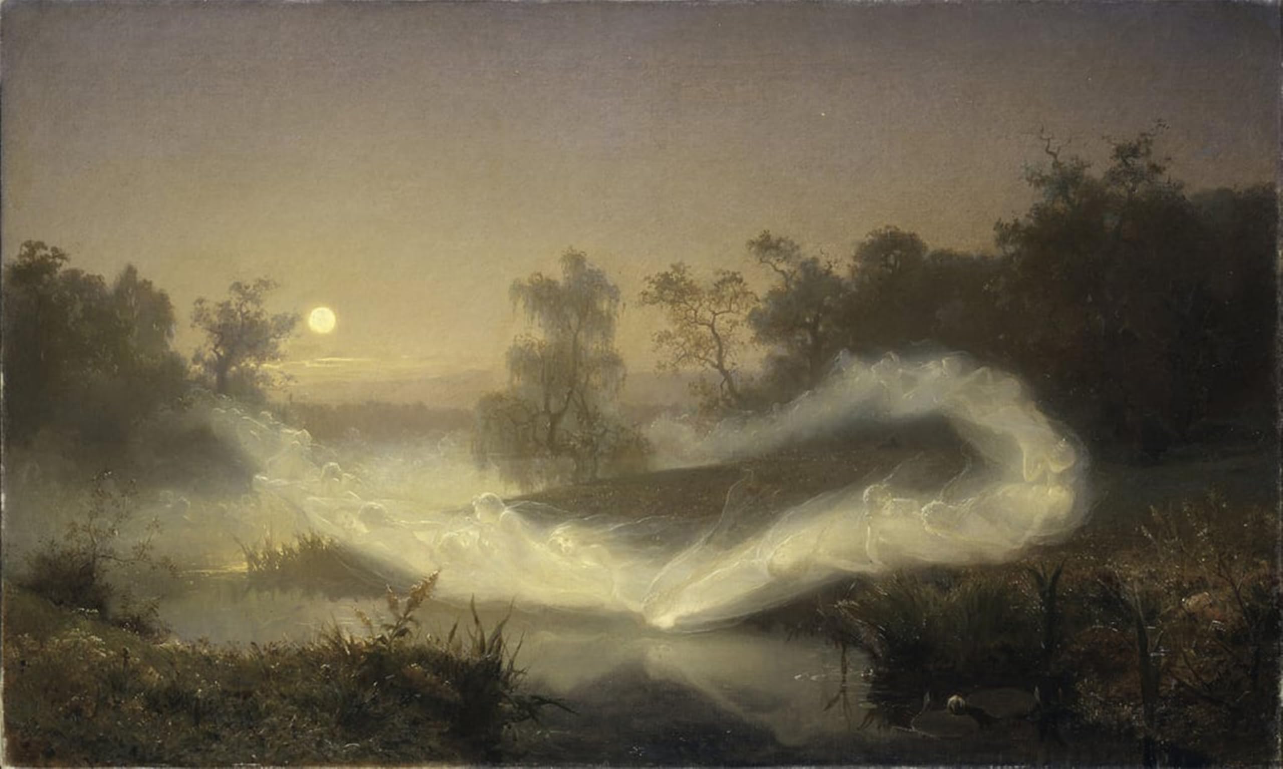 Cuadro en lienzo Hadas danzantes de August Malmström: magia y calma para el hogar 5