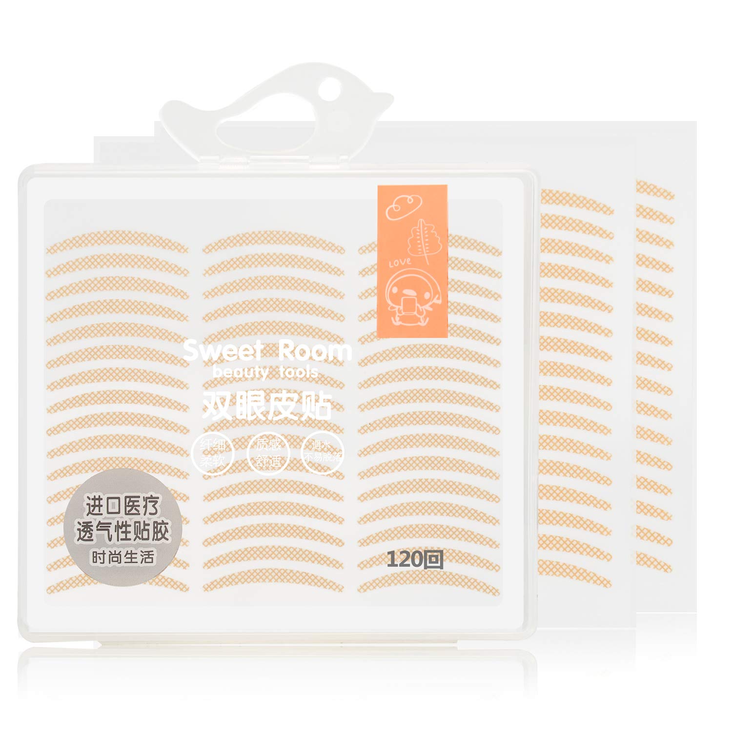 Buy Lace Eyelid Tapes, 120 Pairs Ultra Invisible Fiber One Side Eyelid