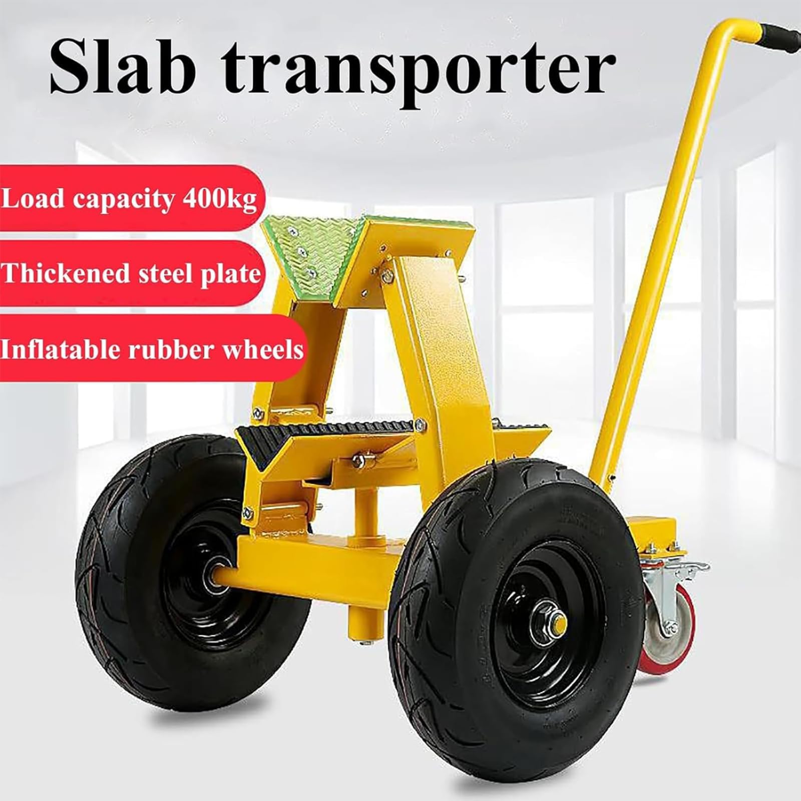 Wytrzymałe narzędzie panelowe do transportu mobilnego, nośność 400 kg, rozmiar opon 33 x 10 cm, oszczędzająca pracę, łatwa obsługa