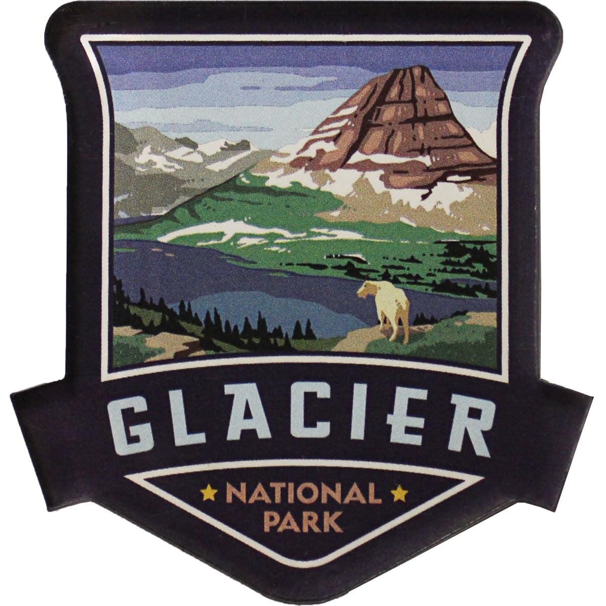 Amazon.com: Glacier National Park Acrylic Magnet : Home & Kitchen