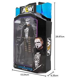 AEW ジャズウェアズ　ウォルマート限定　スティング　フィギュア　(箱破損あり) Amazon | オールエリートレスリング - 6インチ スティング