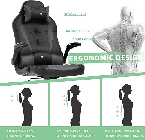 Miniatura 3 de Silla de juegos barata para PC, silla ergonómica de oficina, silla de computadora, silla reclinable, sillas de videojuegos para niños, silla de