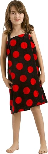 Miniatura 4 de Toalla de spa de algodón para niñas, toalla envolvente para el cuerpo, piscina, playa y ducha, verde, pequeña