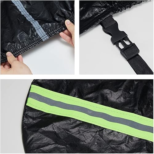 Miniatura 7 de Funda impermeable para automóvil compatible con Jeep Wrangler CJ, YJ, TJ y JK de 2 puertas 1955-2024 para todo tipo de clima, 6 capas con bolsa de