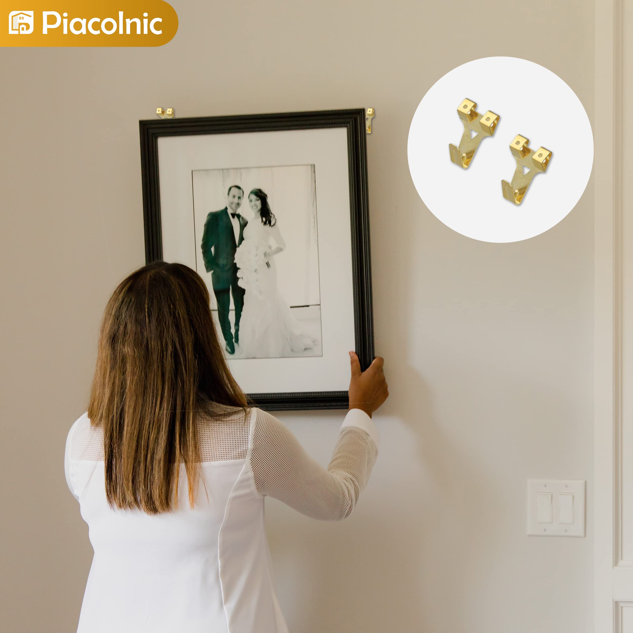 250Pcs Picture Hanging Kit – Assorted Picture Hangers With Storage Box, 5 Sizes (75/45/30/20/10LB) For Drywall & Wooden Walls