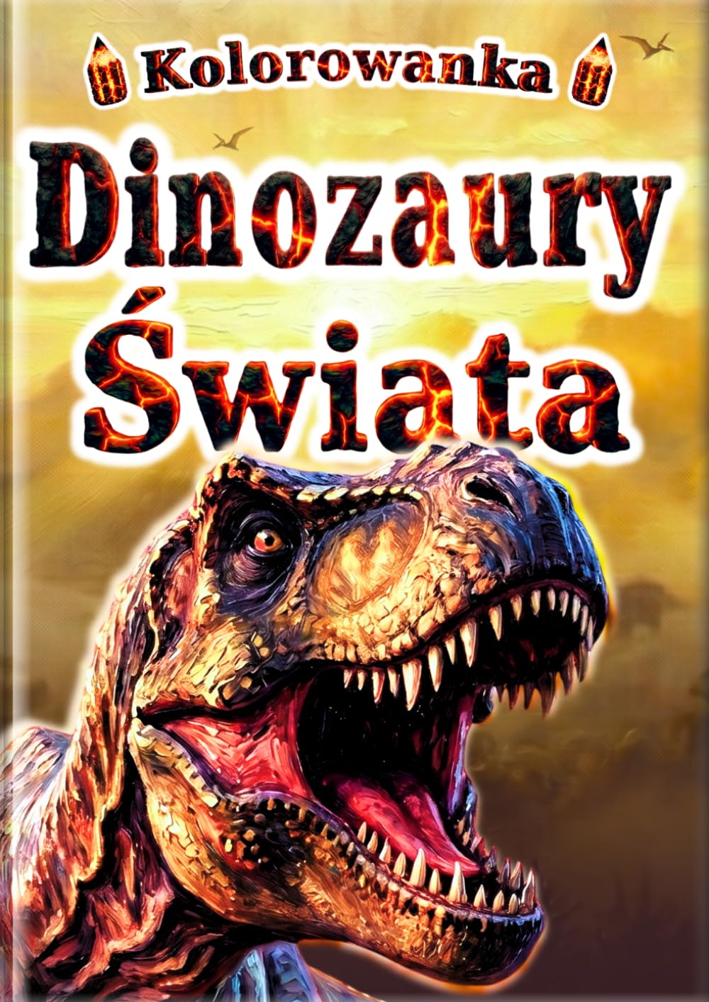 Kolorowanka Dinozaury Świata: 60 realistycznych ilustracji do kolorowania z 30 niesamowitymi dinozaurami. Odkrywaj, ucz się i baw z atlasem wizualnym ... dla Każdego - Seria Encyklopedia -)