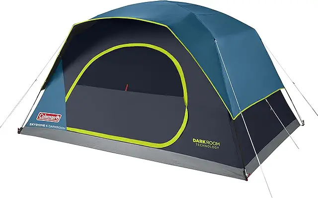 Coleman Skydome 6-Person Tent with Dark Room Technology, Quick Setup