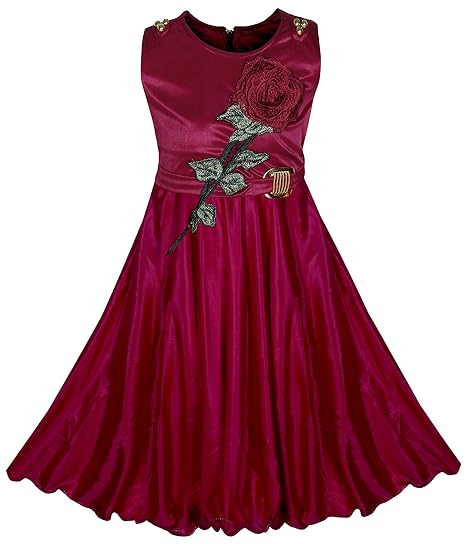 Clobay Girl's Maxi Dress : Amazon.in 