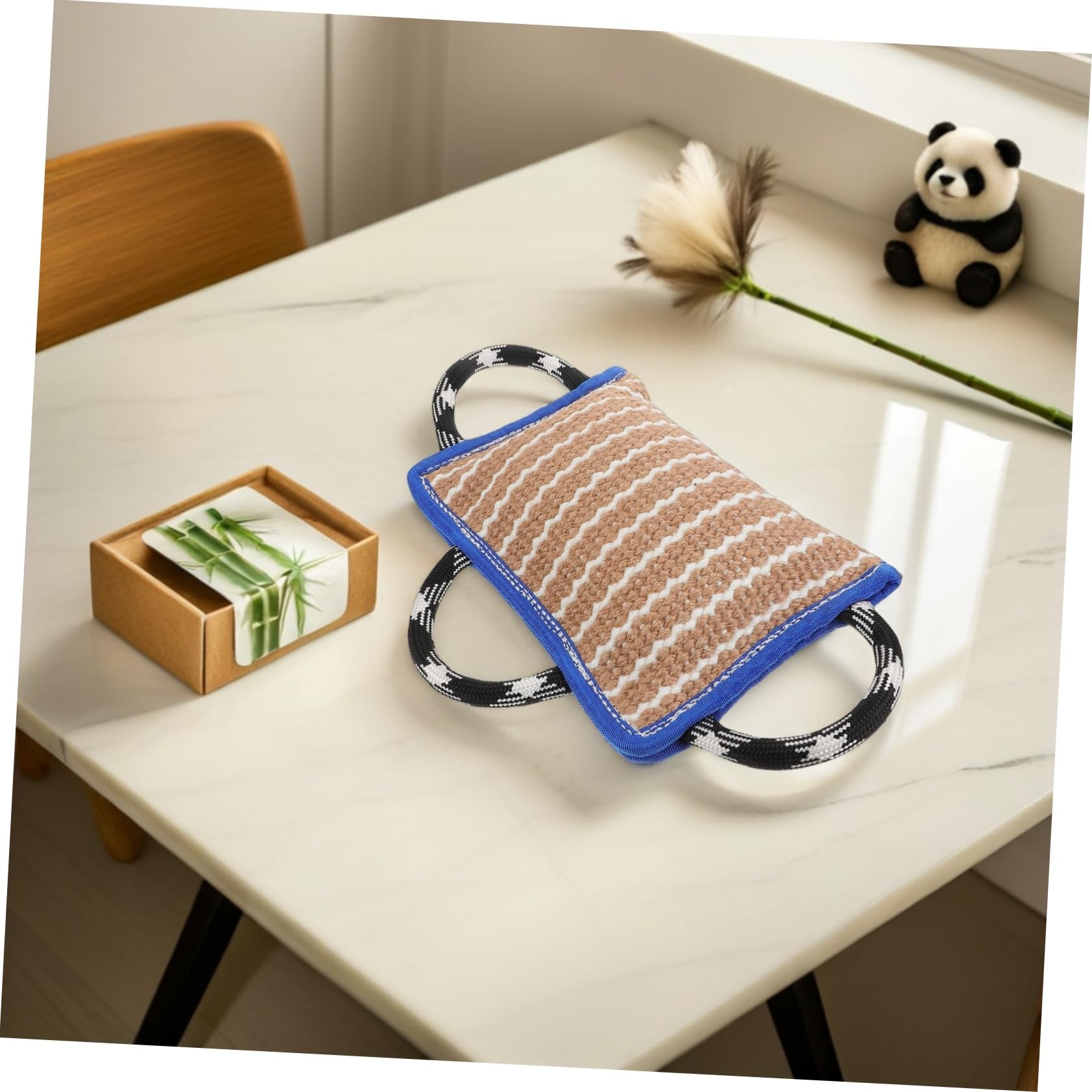ibasenice Juguete para Perros Bite Force: Juguete De De Lino para Perros Almohada De Mordida Reforzada, Diseñada para Entrenamiento En