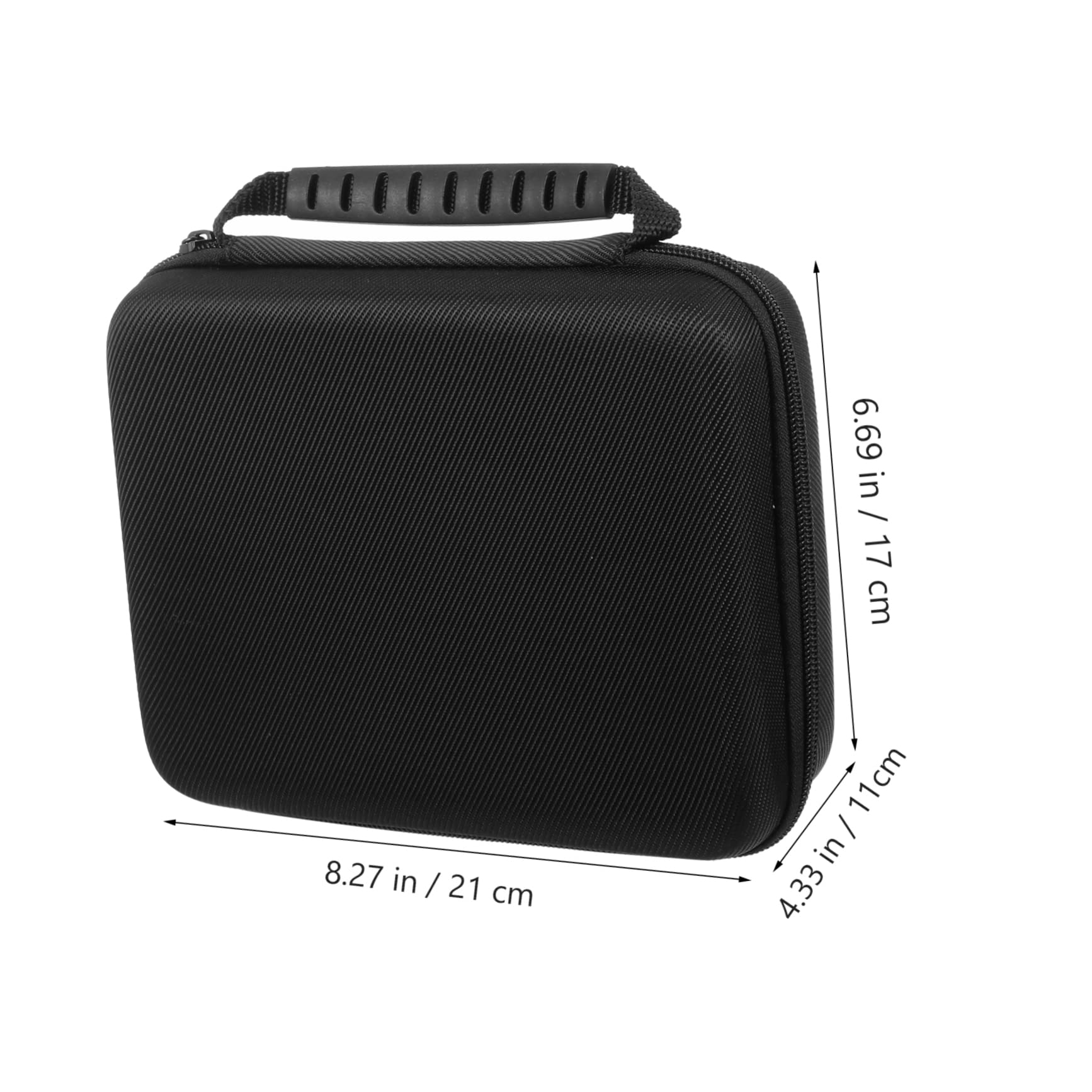 iplusmile Borsa Per Action Camera Custodia Rigida in Oxford Doppio e Cuscinetto Interno in Eva Design Scomparti Impugnatura in Gomma Antiscivolo