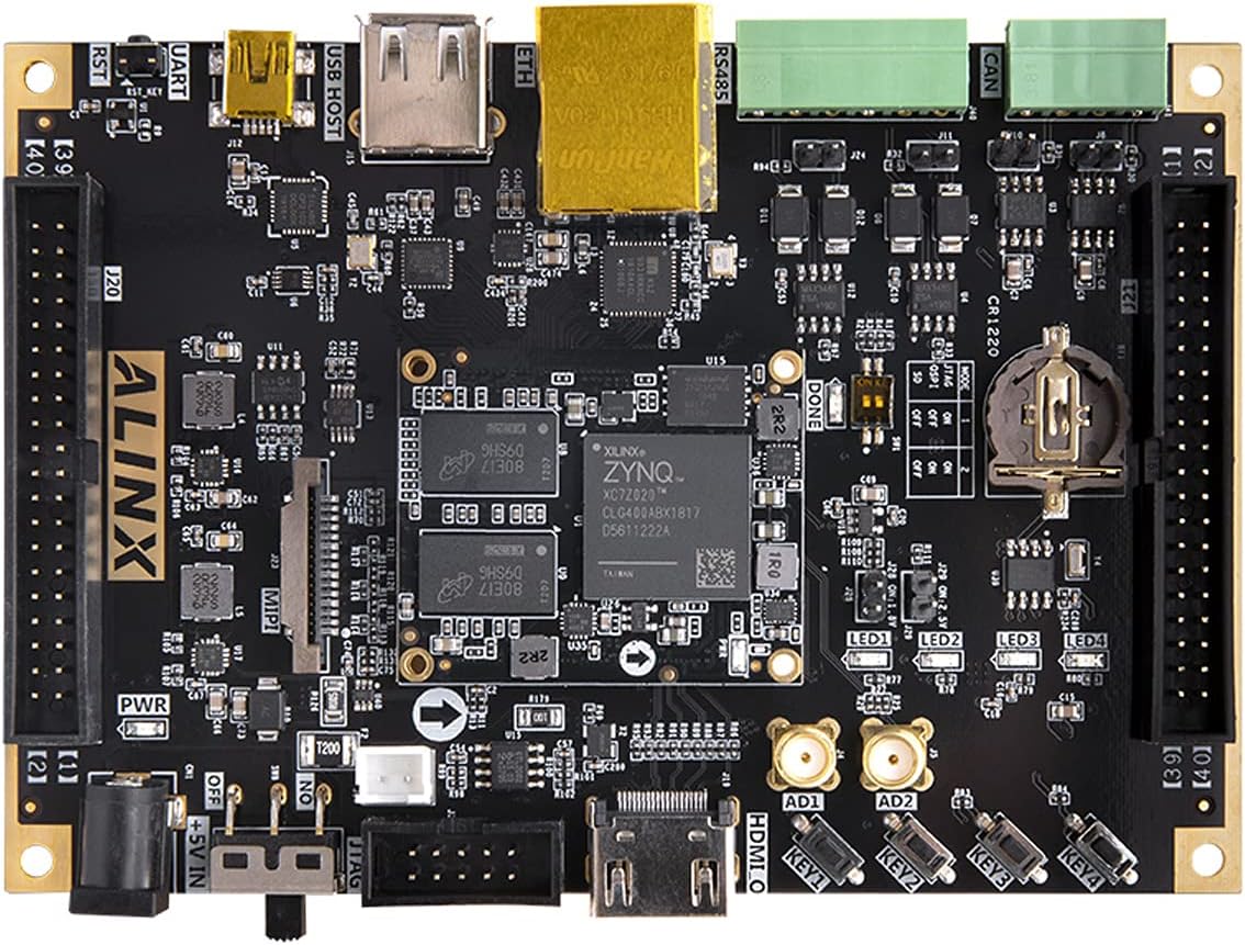 Creative Product ALINX AX7Z010C: Zynq-7000 SoC XC7Z010 (FPGA Development Board + USB Downloader) Flash Deals - 40% OFF ALINX AX7Z010C: Zynq-7000 SoC XC7Z010 (FPGA Development Board + USB Downloader)