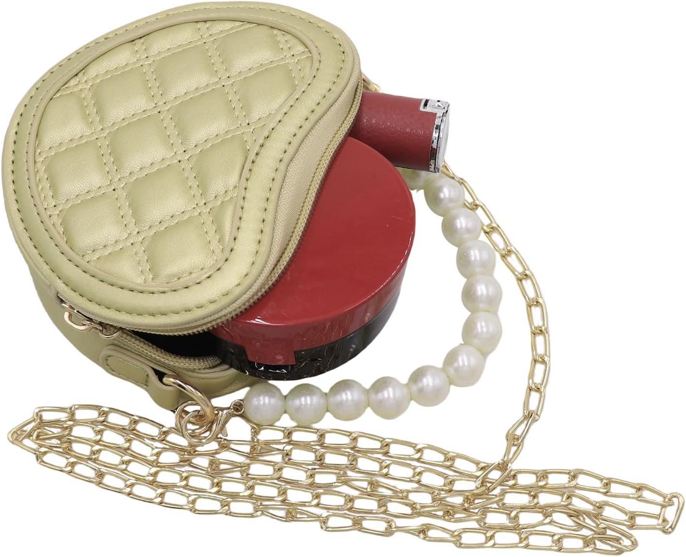 ZGMYC Cute Heart-shaped Crossbody Purse Bowknot Shoulder Bag Satchel for Little Girls Toddlers image 3