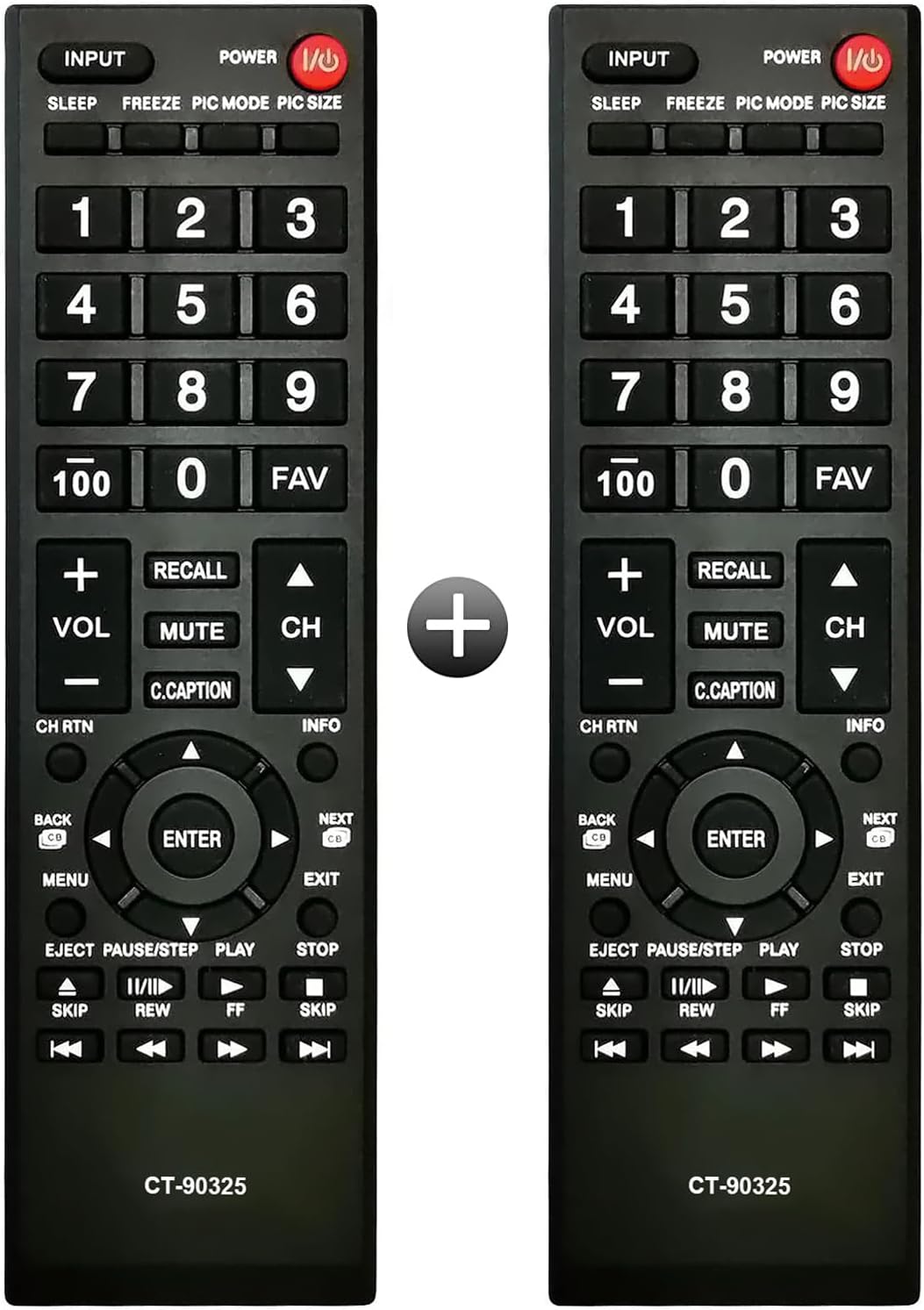 CT-90302 Replace Remote Control CT90302 fit for Toshiba TV 22AV500 2