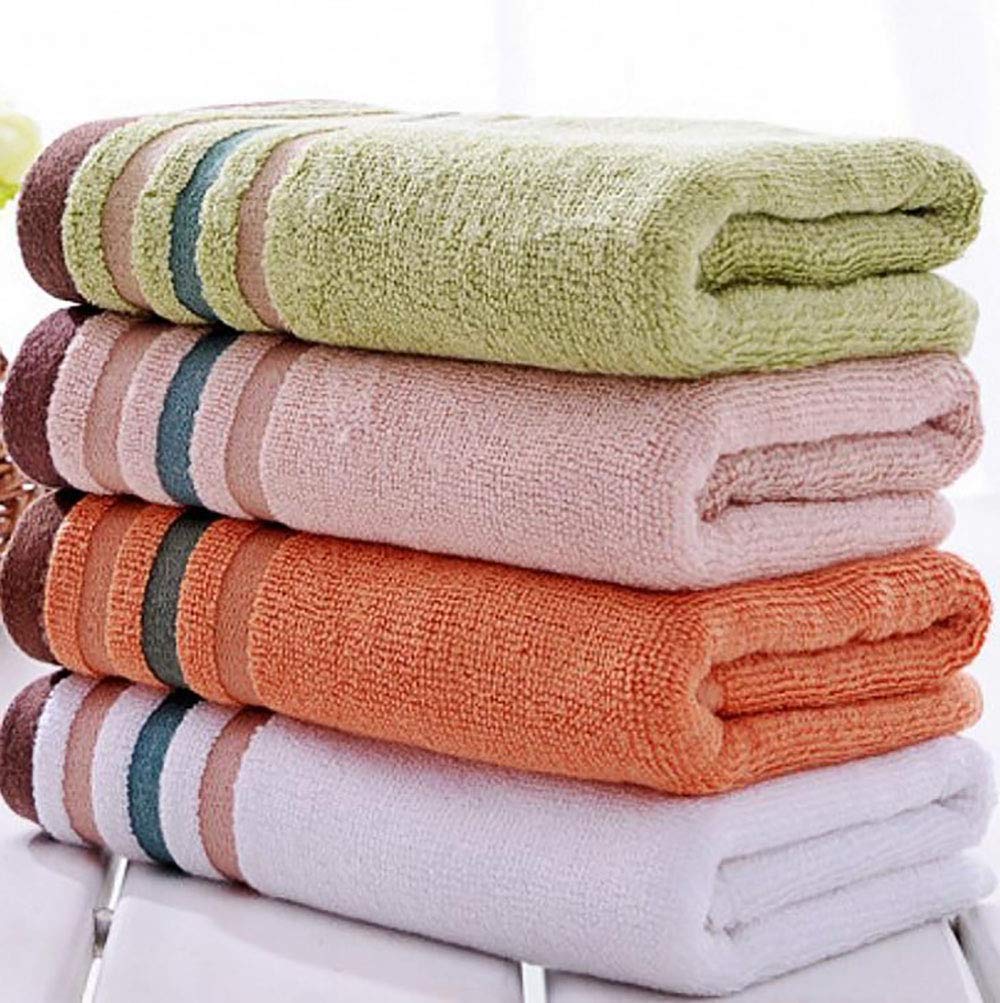 YZM Lot de 4 serviettes absorbantes en fibre de bambou pour le visage et le visage