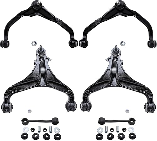 Miniatura 20 de Detroit Axle - Kit de brazos de control inferiores delanteros para Jeep Grand Cherokee Dodge Durango 2011-2015 2012 2013 2014, 2 brazos de control