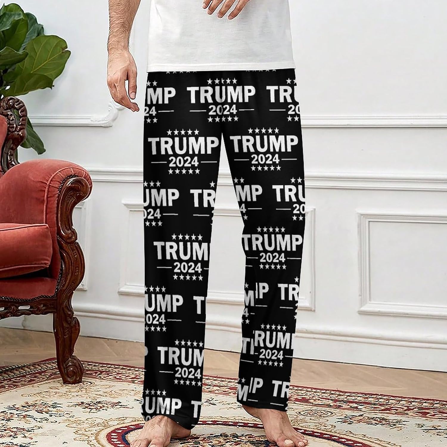 Trump Pajama Pants for Mens Casual Women's Comfy Home Pajamas Cool Lounge Pants