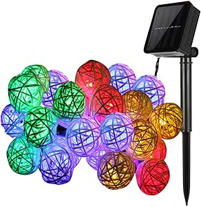 KINGCOO Retro Laterne Lichterkette 3m - 20LED Vintage Beleuchtung Batteriebetrieben