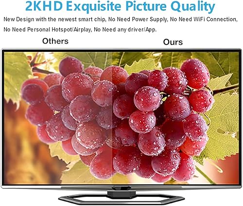 Miniatura 4 de Certificado Apple MFi Lightning a HDMI, cable adaptador Lightning a HDMI, adaptador Lightning a HDMI 2K Lightning a digital AV, convertidor de