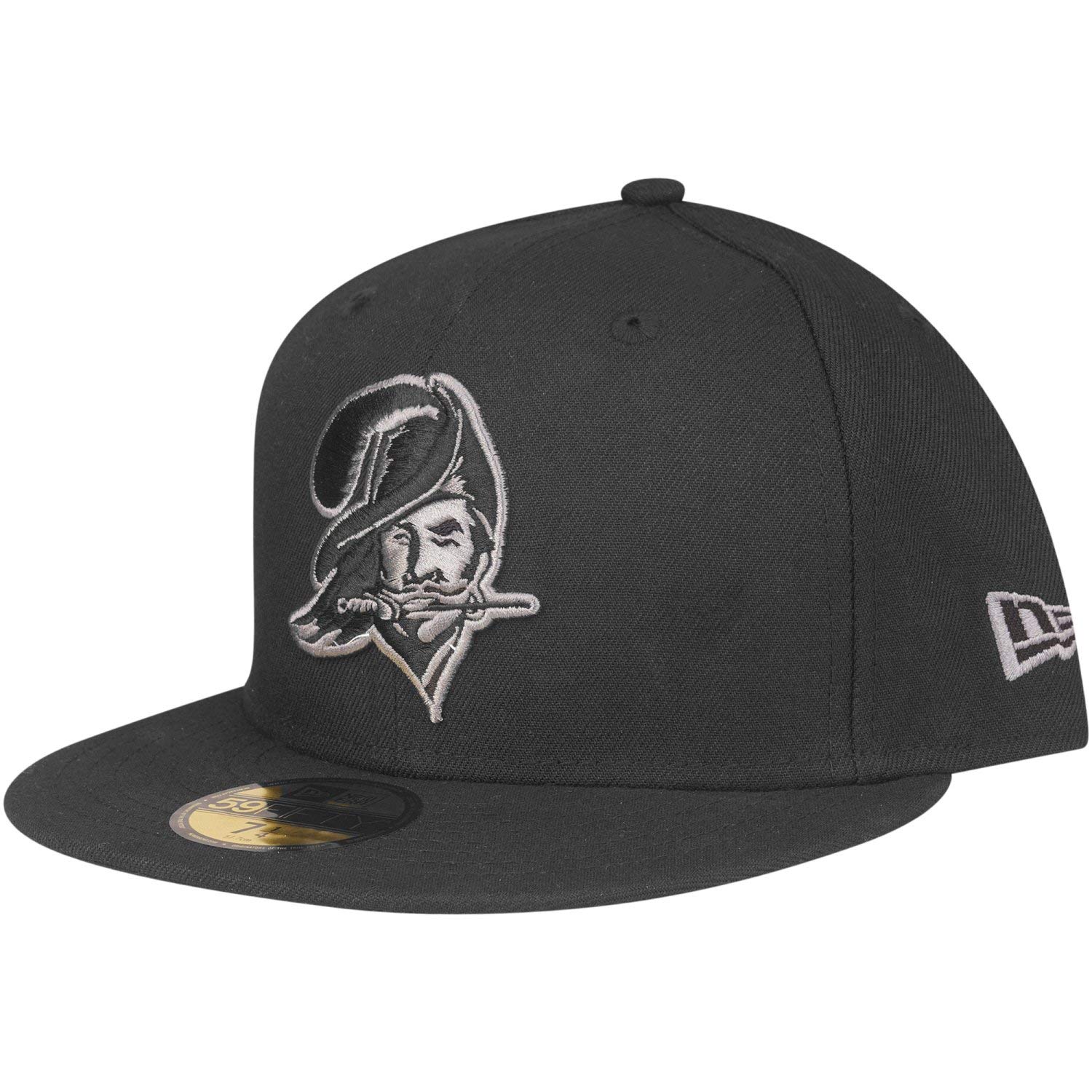 New Era Tampa Bay Buccaneers Classic Logo Black Graphite Cap 59fifty 5950 Fitted Limited Edition