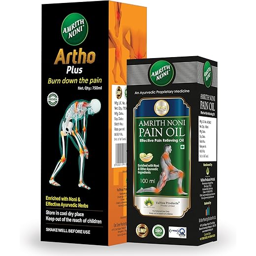 Amrith Noni Artho Plus Pain Relief Duo - 100ml 750ml