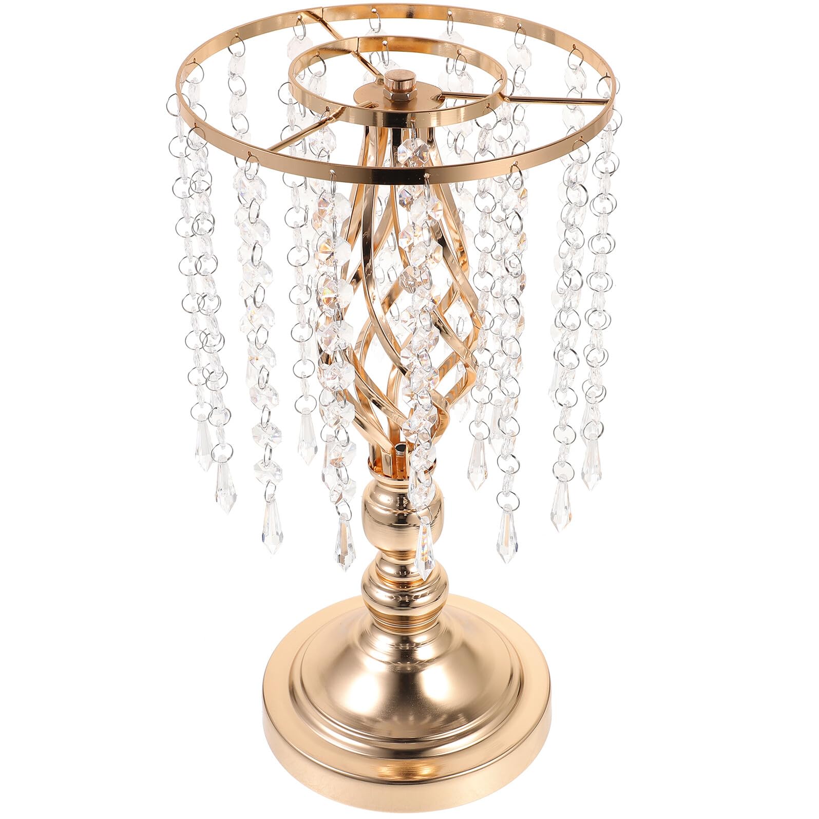 Metallvase für Trockenblumen 40cm Eisen Tischblumenständer mit Kerzenhalter für Hochzeitsdeko und Wohnraumgestaltung