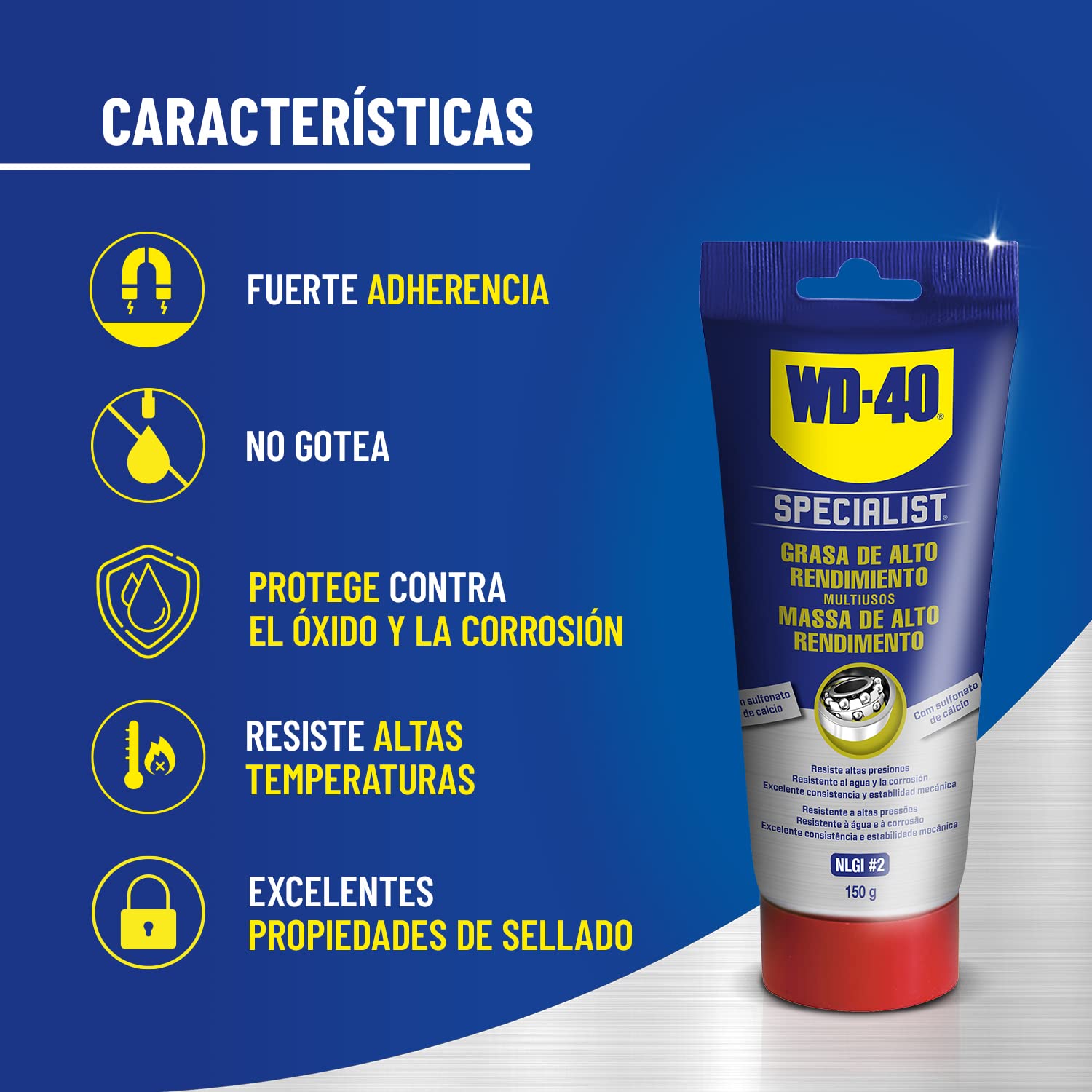 WD-40 Specialist - Grasa de alto rendimiento tubo 150gr