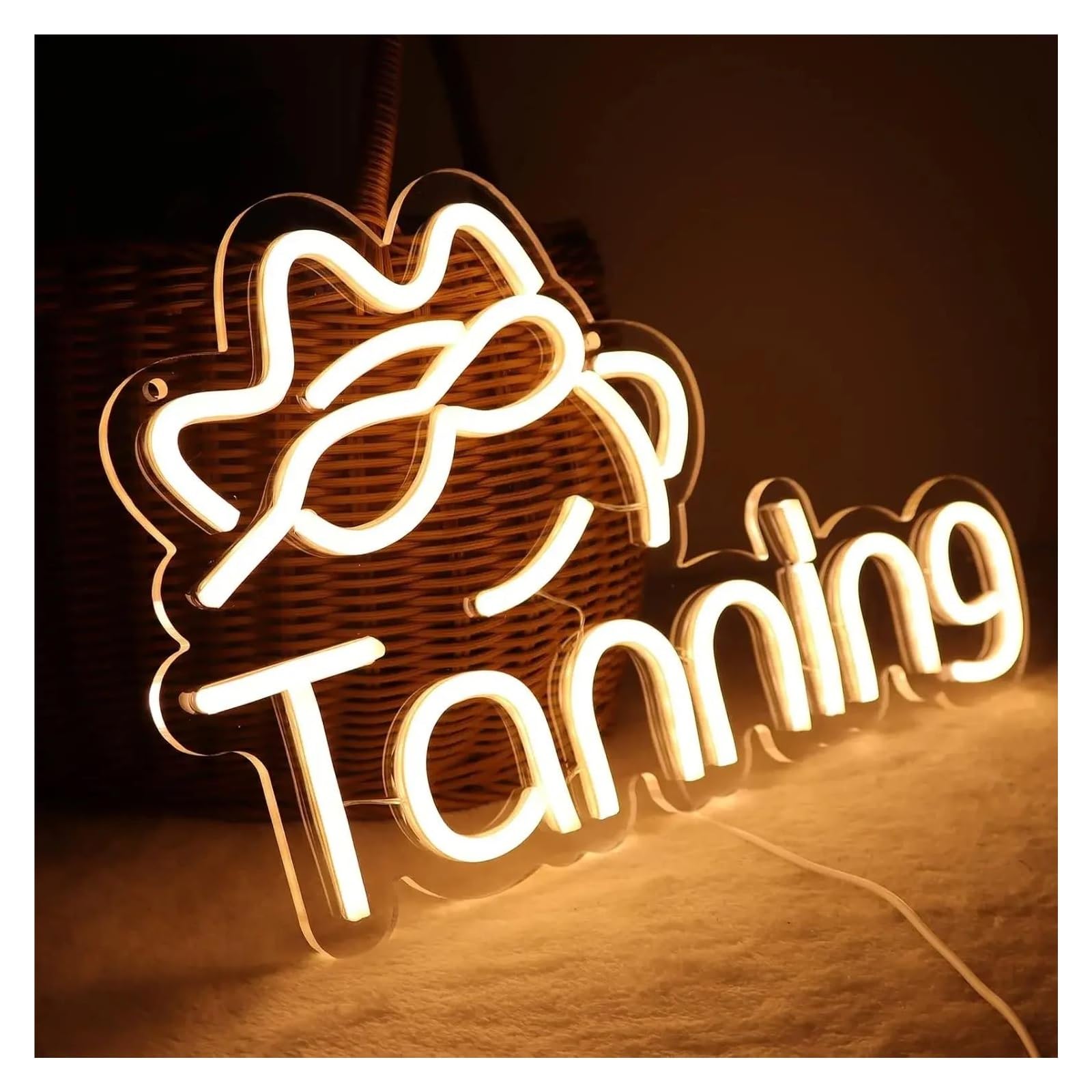 Decoración Lámparas Letreros De Neón Para Bronceado, Luces Decorativas Para Pared, Alimentadas Por USB, Regulables, Para Dormitorio, Salón De Bronceado, Fiesta