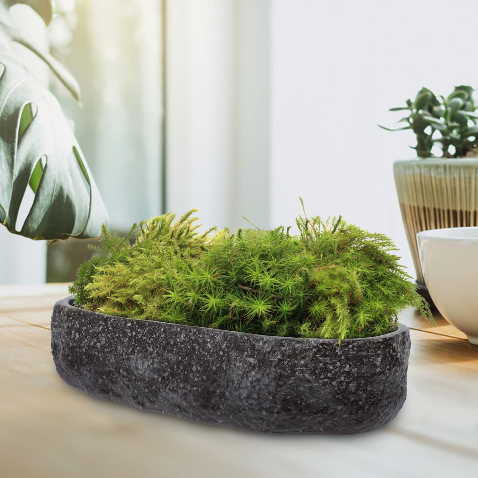 BESPORTBLE 1kawałek Ceramiczny Doniczkowy Pot Do Hydroponiki Bez Otworów Idealny Do Narcisów i Roślin Wodnych Stylowy Dekoracyjny Element Ogrodu
