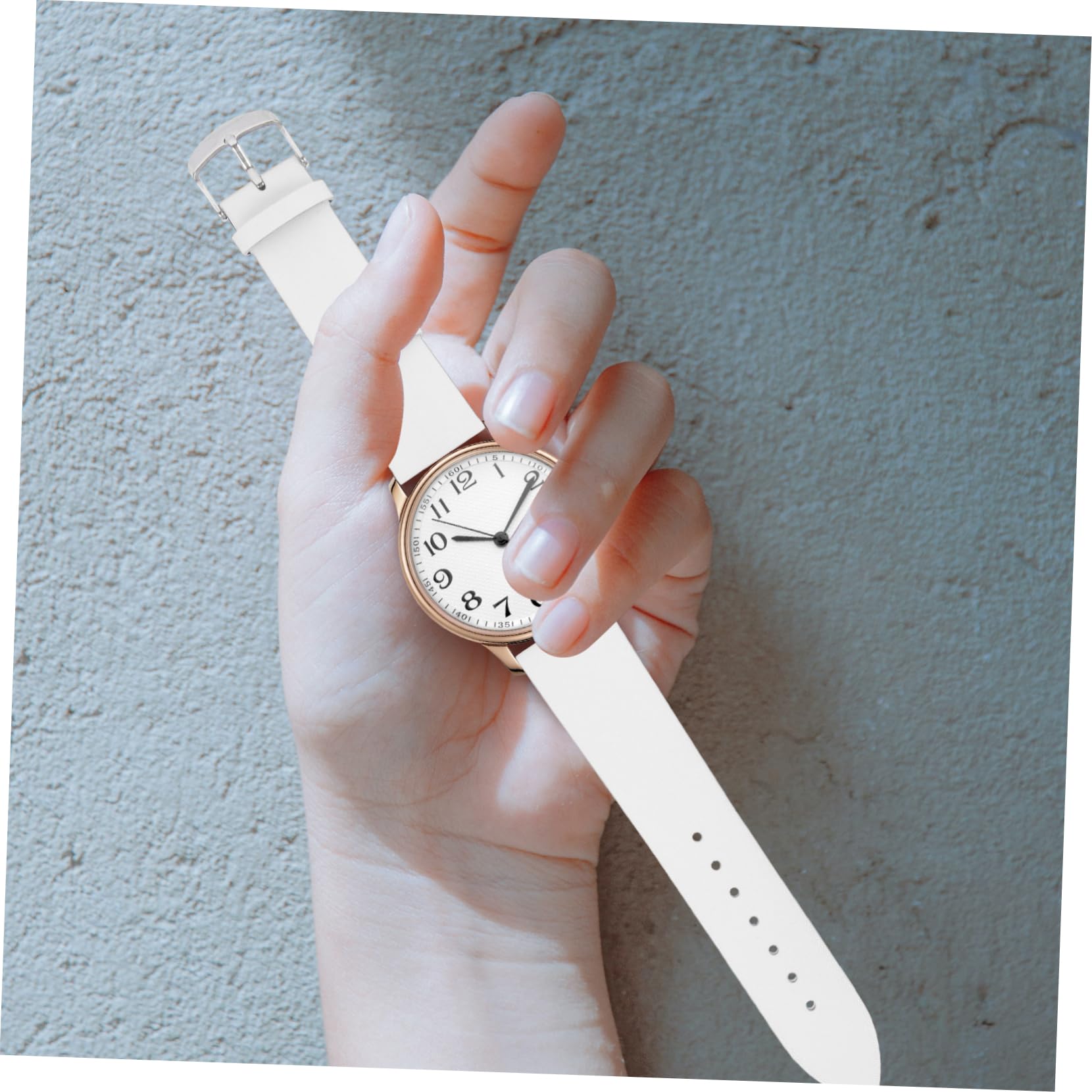 PACKOVE 5pièces Bracelet De Montre Cuir Remplaçable Résistant à Usure Boucle Inoxydable Design Élégant Et Pratique Pour Toutes Occasions