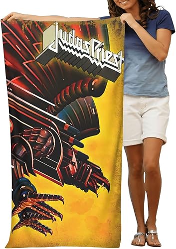Miniatura 8 de QDUqgTRds Judas Metal Band Priest Beach Towel -Quick Dry Towel Compact Bath Towel,Suitable for Backpacking Beach Gym Pool Sand Free Beach Towel for