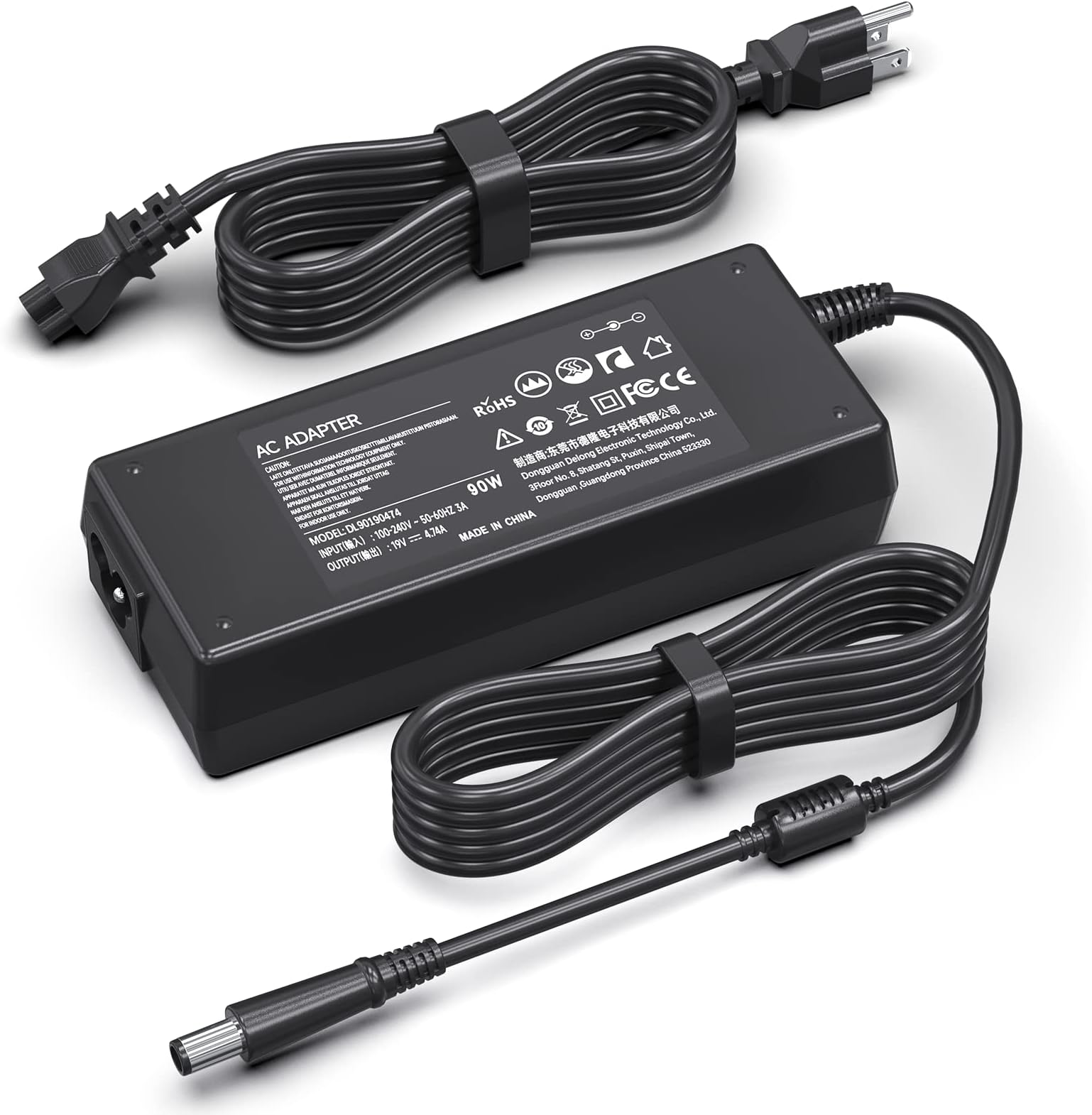 90W Power Supply Cord Charger Adapter for HP Pavilion Dv4
