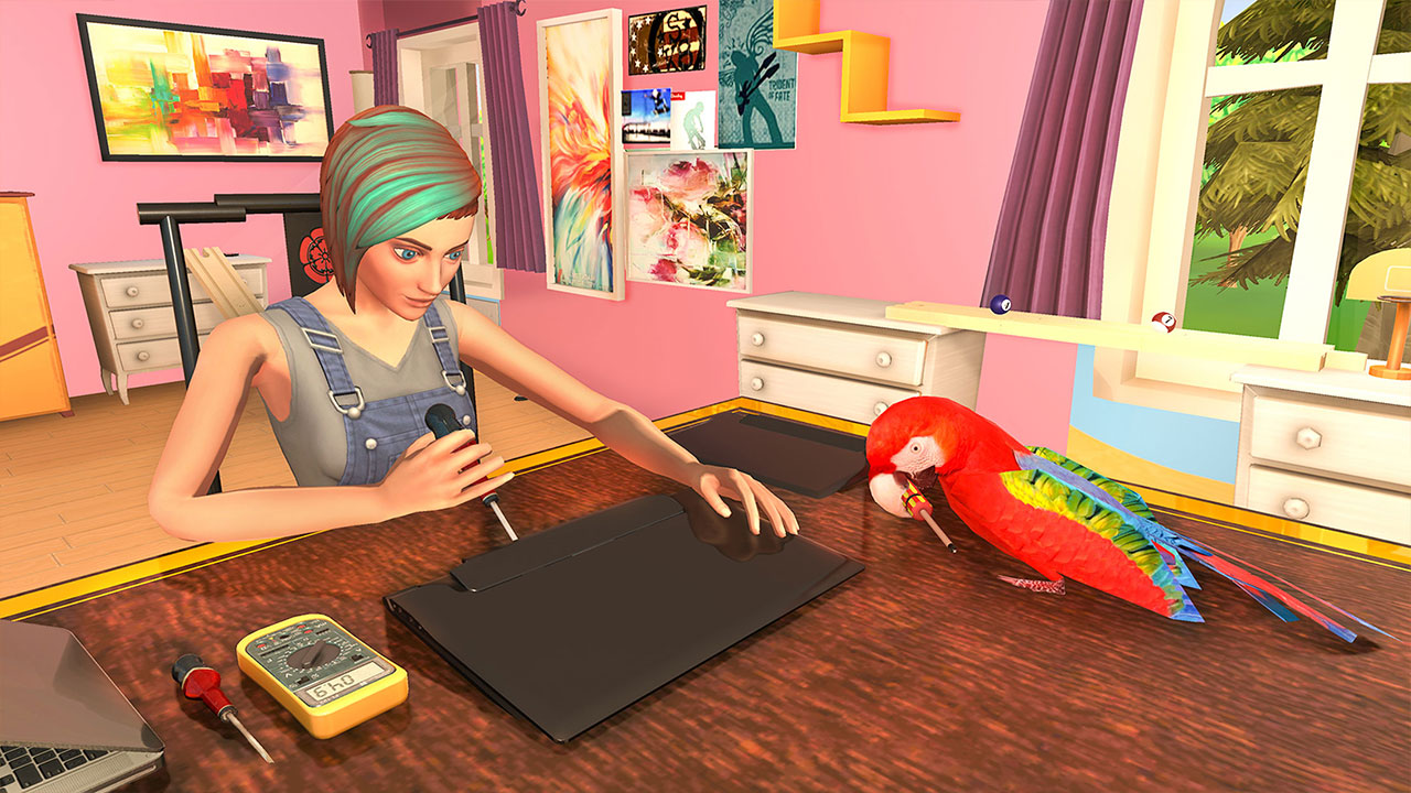 Parrot Sim Talking Pet Parrot Simulator- Bird Games Lands 3D - App on Amazon Appstore