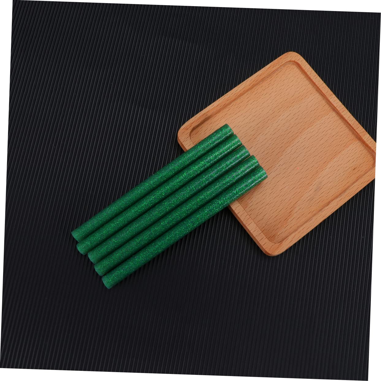 STOBOK 100pcs Glitter Hot Melt Glue Sticks for DIY Crafting Colorful Adhesive for Art Projects Decoration and Sealing