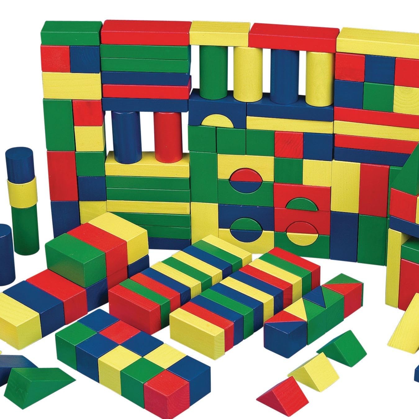 Colored Wooden Block Set