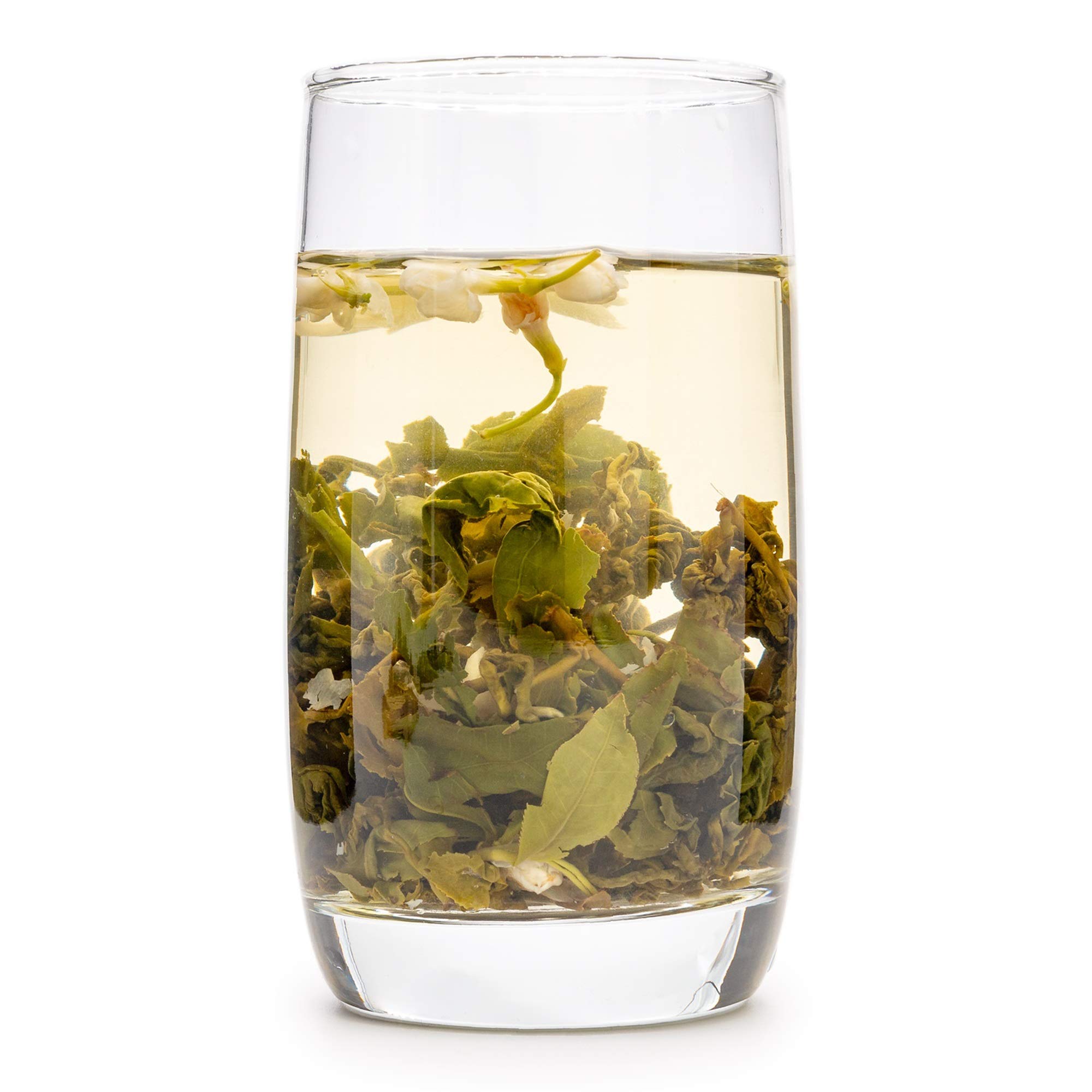 Oriarm 500 g Taiwan Oolong Tè verde con fiori di gelsomino – Jasmine Oolong Tea Foglia sciolta – Alishan High Mountain Tea Wulong Jasmine Aroma piacevole trattato naturalmente