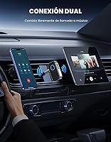 Vista 5 de COMSOON - Receptor Bluetooth 5.0 para auto, adaptador de auxiliar con cancelación de ruido, receptor de música para estéreo, audífonos con cable