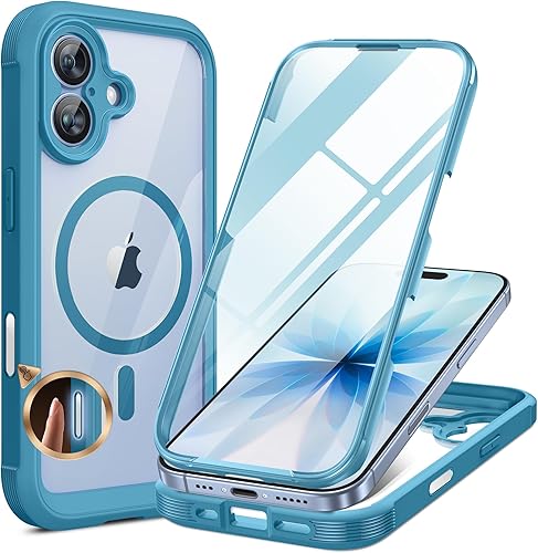 Miniatura 224 de Miracase Funda para iPhone SE de 3ª/2ª generación 2022 2020 de cuerpo completo con protector de pantalla de vidrio integrado, resistente protección