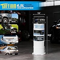 Vista 6 de TUFFIOM Bomba extractora de aceite de 6.5L, extractor de líquido de vacío neumático/manual para cambio de aceite automotriz, camión, cortacésped