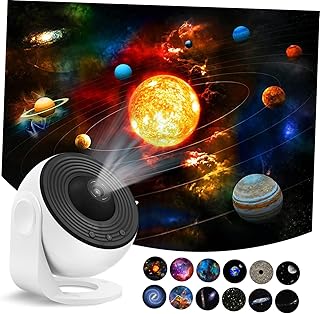 CHILDWEET 1 Conjunto Projetor Noturno Galáxia Luz Noturna Claraboia Projetor Projetor Estrela Nebulosa Projetor Luz Projetor Estrela Luz Noturna Lâmpada De Projeção Filme Galáxia Luzes Abs