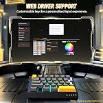 A.JAZZ AK029 Wired One-Handed RGB Gaming Keyboard,29-Key Layout with Magnetic Switch 8kHz Polling Rate,HotSwap Custom Mechanical Keyboard Adjustable Actuation,Esports-Grade Gasket Keypad for Gamer