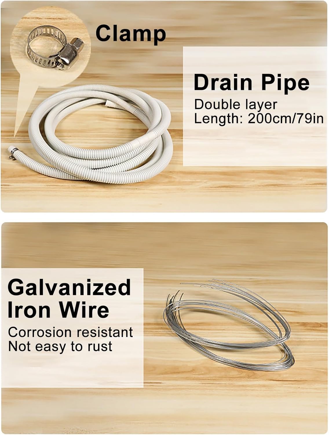 エアコンのドリップトレイ ステンレス製凝縮水ドレンパン 内外機水トレイ 一体成型 (Size : 84x38cm/33x15in)