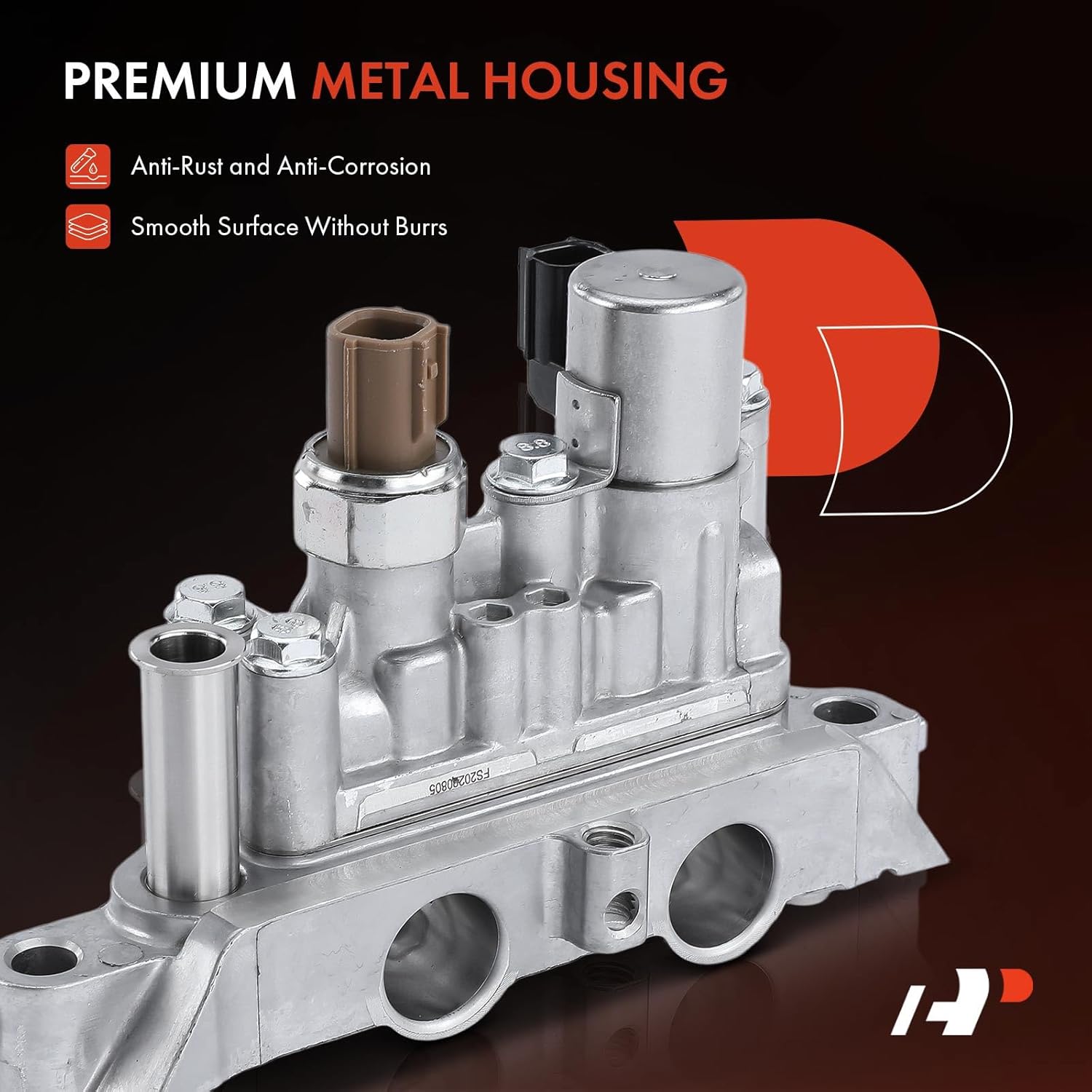 A-Premium Engine Variable Valve Timing (VVT) Solenoid Front Spool Valve Assembly Compatible with Acura & Honda Vehicles - RDX, Accord, Crosstour, Pilot, Odyssey - 3.5L V6 Engine - Replace# 15810R70A03