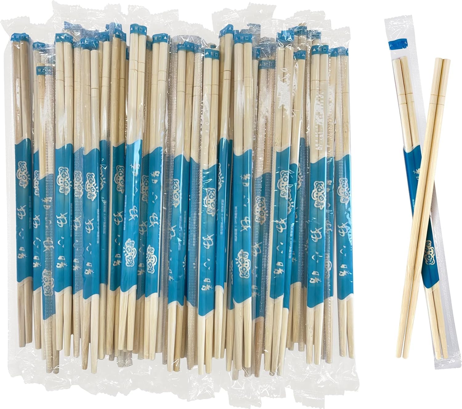 52USA Palillos 100 Unidades Bolsa Transparente