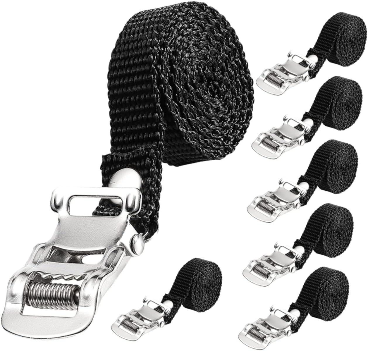 8Pcs Slip Exercise Bike Pedal Straps Footrest Straps for Stationary Bikes Lightweight and Easy to Store for Home Gym Workouts